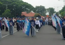 Pawai Tarhib Meriahkan Suasana Jelang Ramadan di Rangkasbitung