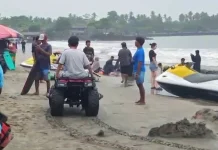 Libur Imlek, Pantai Anyer Dipadati Wisatawan
