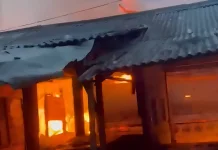 Pasar Baru Labuan Pandeglang Terbakar