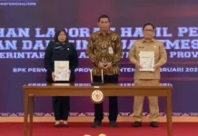 Pemkab Lebak Terima Laporan Hasil Pemeriksaan dari BPK