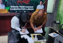 Distan Lebak Gandeng Pos Perkuat Layanan Pengiriman Paket