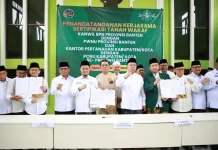 Kantah Kabupaten Serang Beri Parhatian Sertipikat Tanah Wakaf
