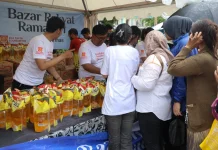 Bazar Ramadan di Tangsel Diserbu Warga