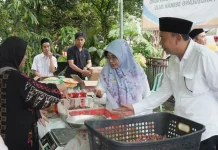 Pemkab Pandeglang Gelar Gerakan Pangan Murah di Jiput