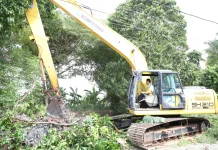 Pemkot Serang Kerahkan Alat Berat Tangani Banjir di Grand Sutera