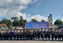 Lima Ratus Personel Gabungan Amankan Jalur Mudik Pandeglang
