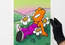 Karakter Flowki Jadi Identitas Karya Ilustrator Banten