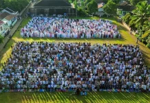 Ribuan Warga Muhammadiyah Pandeglang Laksanakan Salat Idulfitri Hari Ini