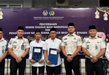 Ratusan WBP Rangkasbitung Terima Remisi Lebaran