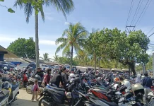 Pasca Lebaran, Pengunjung Pantai Sambolo Membeludak