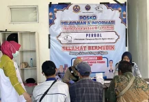 Cek Kesehatan Gratis di Terminal Pakupatan Diserbu Pemudik