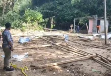 Polisi dan Warga Tertibkan Arena Sabung Ayam