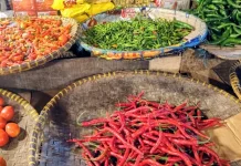 Usai Lebaran, Harga Cabai di Pasar Rau Alami Penurunan