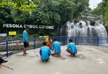 Destinasi Wisata Pesona Curug Goong Perkuat Keamanan Wisata