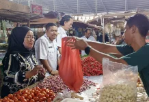 Disperindag Monitoring Harga Bahan Pokok