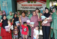 Peduli Stunting, Persit KCK Kodim Cilegon Gelar Penyuluhan
