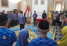 Ahmad Aziz Setia Ade Putra Dilantik Menjadi Penjabat Sekda Cilegon