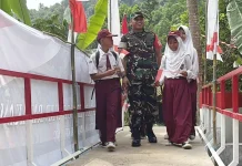TMMD di Cilegon Bangun Dua Jembatan Garuda, Jangkau Wilayah Terpencil