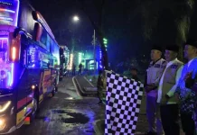 Ratusan Jemaah Haji Kabupaten Tangerang Kloter 12 Diberangkatkan