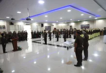 Kajati Banten Lantik Empat Kepala Kejaksaan Negeri