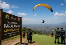 Gunung Gedor di Kota Serang Disiapkan Jadi Lokasi Wisata Paralayang