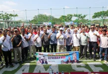 Wagub Dimyati Buka Kejurda Sepakbola Mini Pelajar Banten