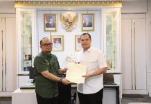 Kantor Pertanahan Kota Serang Serahkan 10 Sertipikat Aset Pemkot