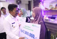 Pamkot Tangerang Bayarkan Jaminan Sosial Puluhan RIbu Pekerja Rentan