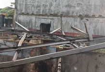 Angin Puting Beliung Rusak Sembilan Rumah di Panimbang