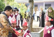 Wabup Amir Hamzah Hadiri Imtihan SDIT Al-Furqan