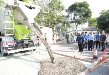 Tanpa APBD, Pembangunan Jalan Kenari di Kasemen Mulai Direalisasikan