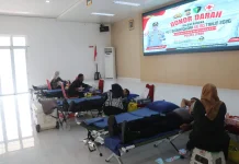 HUT Bhayangkara, Polres Lebak Gelar Donor Darah