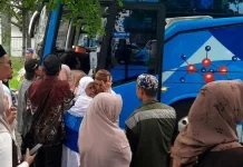 Isak Haru Warnai Kepulangan Jemaah Haji Pandeglang
