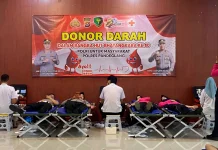 Sambut HUT Bhayangkara, Polres Pandeglang Gelar Donor Darah