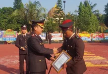 Polres Lebak Gelar Upacara HUT Bhayangkara ke-80