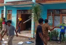 Gudang Peralatan dan Arsip Dinas Pertanian Cilegon Terbakar