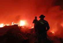 Kebakaran Hanguskan Gudang dan Rumah Warga di Pandeglang