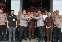 Polresta Serkot Perkuat Koordinasi Penanganan Perkara dengan Kejari Serang