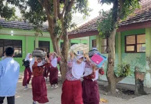 Ratusan Siswa SMPN 17 Kota Serang Ikuti Simulasi Kesiapsiagaan Bencana