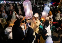 Festival Ciomas Ngabring Ditutup dengan Menerbangan Enam Ribu Lampion