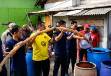 Imigrasi Serang Salurkan Air Bersih Bagi Warga Terdampak Kekeringan