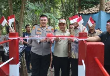 Jembatan Presisi Polresta Serang Kota Hubungkan Dua Desa di Pabuaran