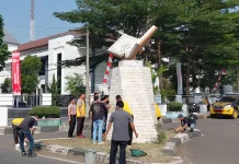 Sambut HUT ke-81 RI, Polres Pandeglang Gelar Aksi Bersih-Bersih
