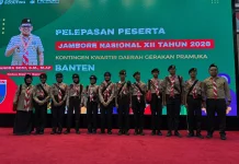 Pramuka Cilegon Kenalkan Budaya Banten di Jambore Nasional