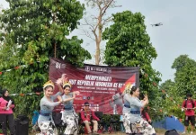 Merdeka tanpa Jejak, Bendera Merah Putih 17 Meter Membentang di Gunung Gedor