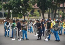 Marching Band SMPN 103 Jakarta Timur Bawa Semangat Pitung ke Istana Negara