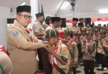 Ribuan Pramuka Lebak Terima Penganugerahan Pramuka Garuda 2026