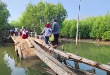 Perbaikan Jembatan Ambruk di Panimbang Diperkirakan Telan Anggaran Rp2,2 M