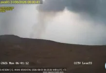 Gunung Anak Krakatau Kembali Erupsi, Warga Diminta Waspada
