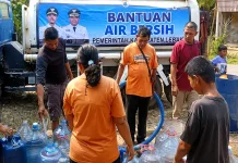BPBD Lebak Salurkan Air Bersih Berbasis Data ke Wilayah Terdampak